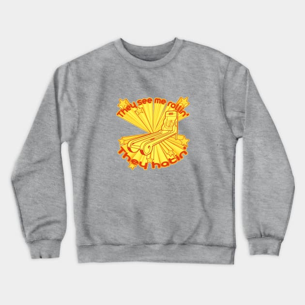 Skee Ball Hatin' Crewneck Sweatshirt by AngryMongoAff